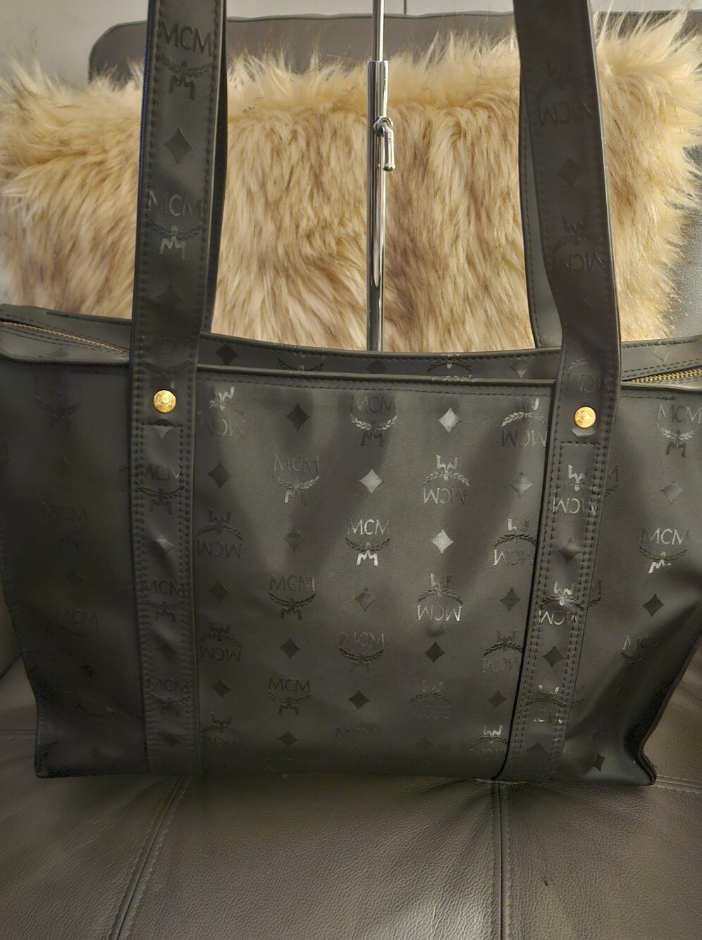 MCM Nylon Jumbo Tote - Picture 7 of 10